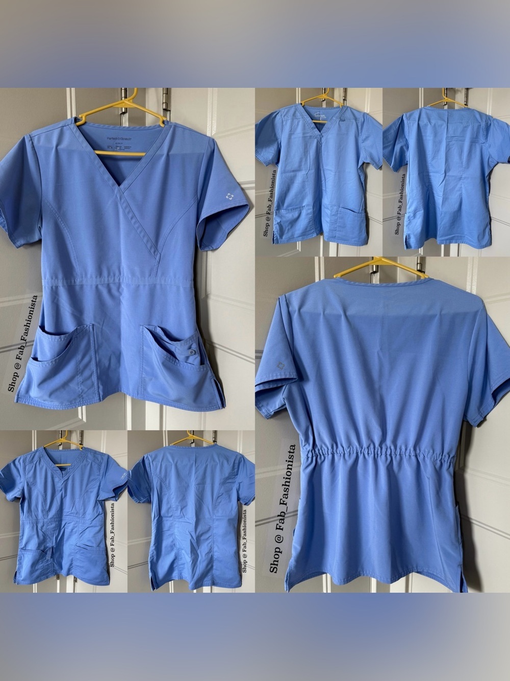 Ceil blue scrub top bundle